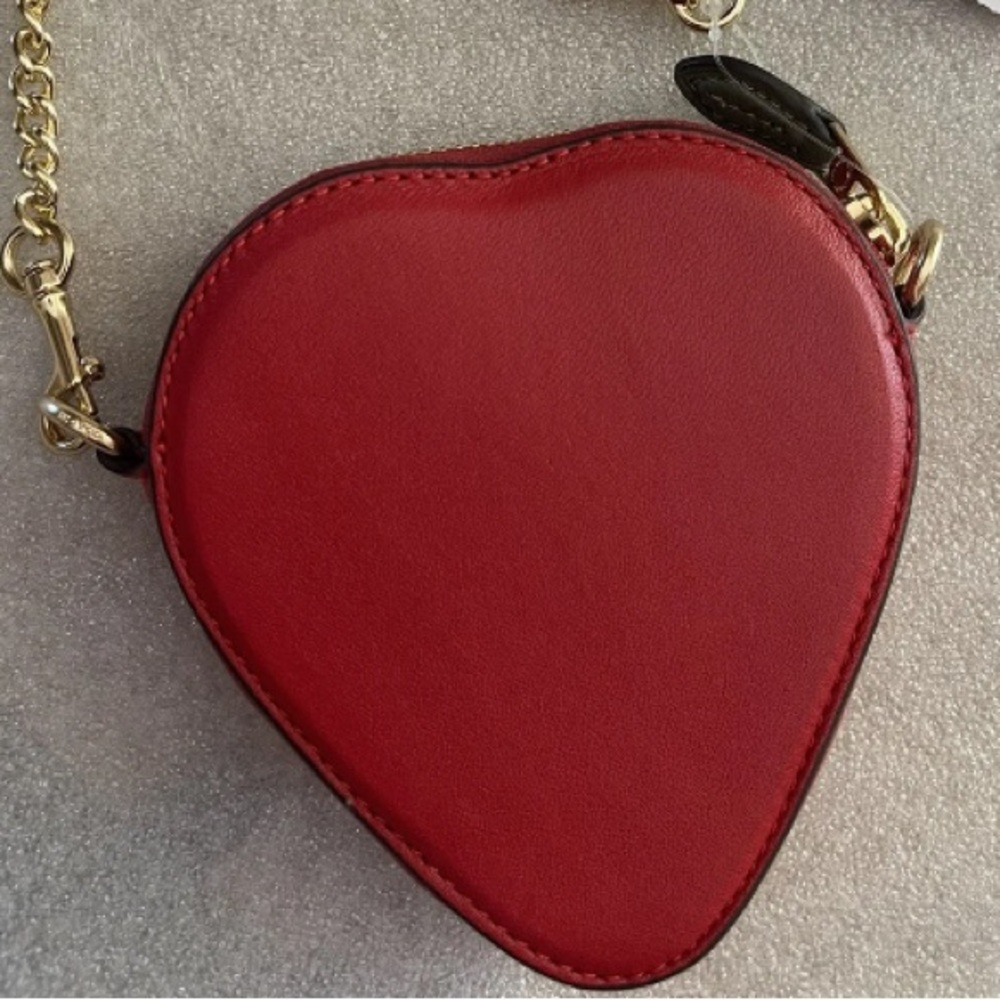 Coach Strawberry Coin Purse Mini Crossbody Bag - Picture 8 of 8